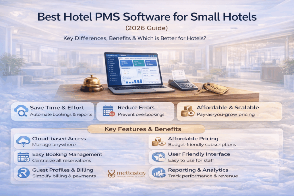 Best Hotel PMS Software mettastay