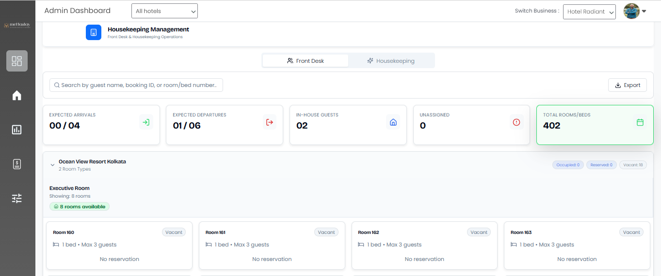 hotel revenue management analytics AI PMS