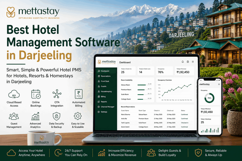 Best Hotel Management Software in Darjeeling