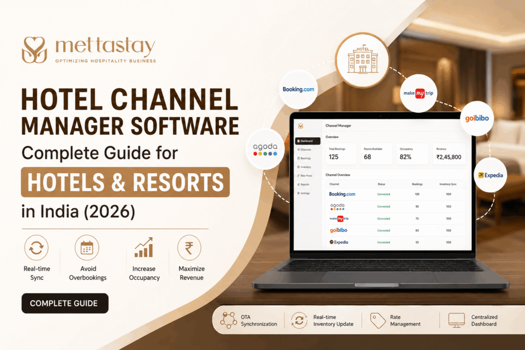 Hotel Channel Manager Software Dashboard